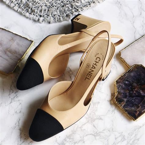 Chanel slingback shoes